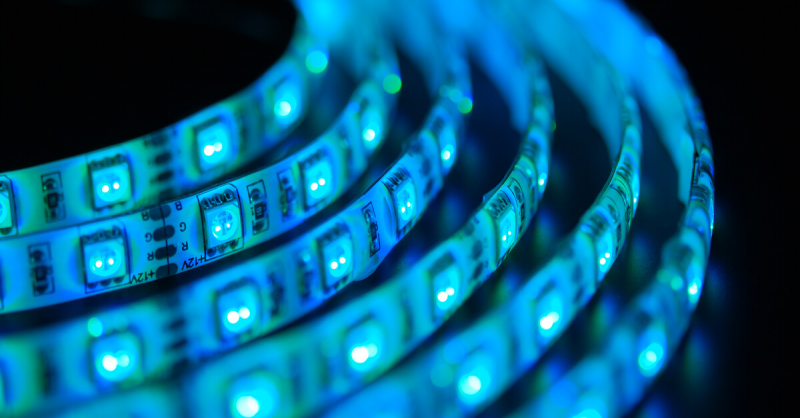 strip of light emitting diodes leds